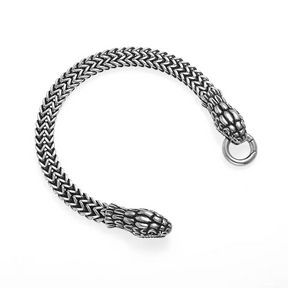 Bracelet Serpent Homme - 22cm / Argent