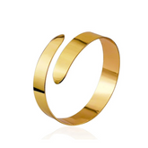 Bracelet Tour De Bras Ajustable - 8.5cm / Or