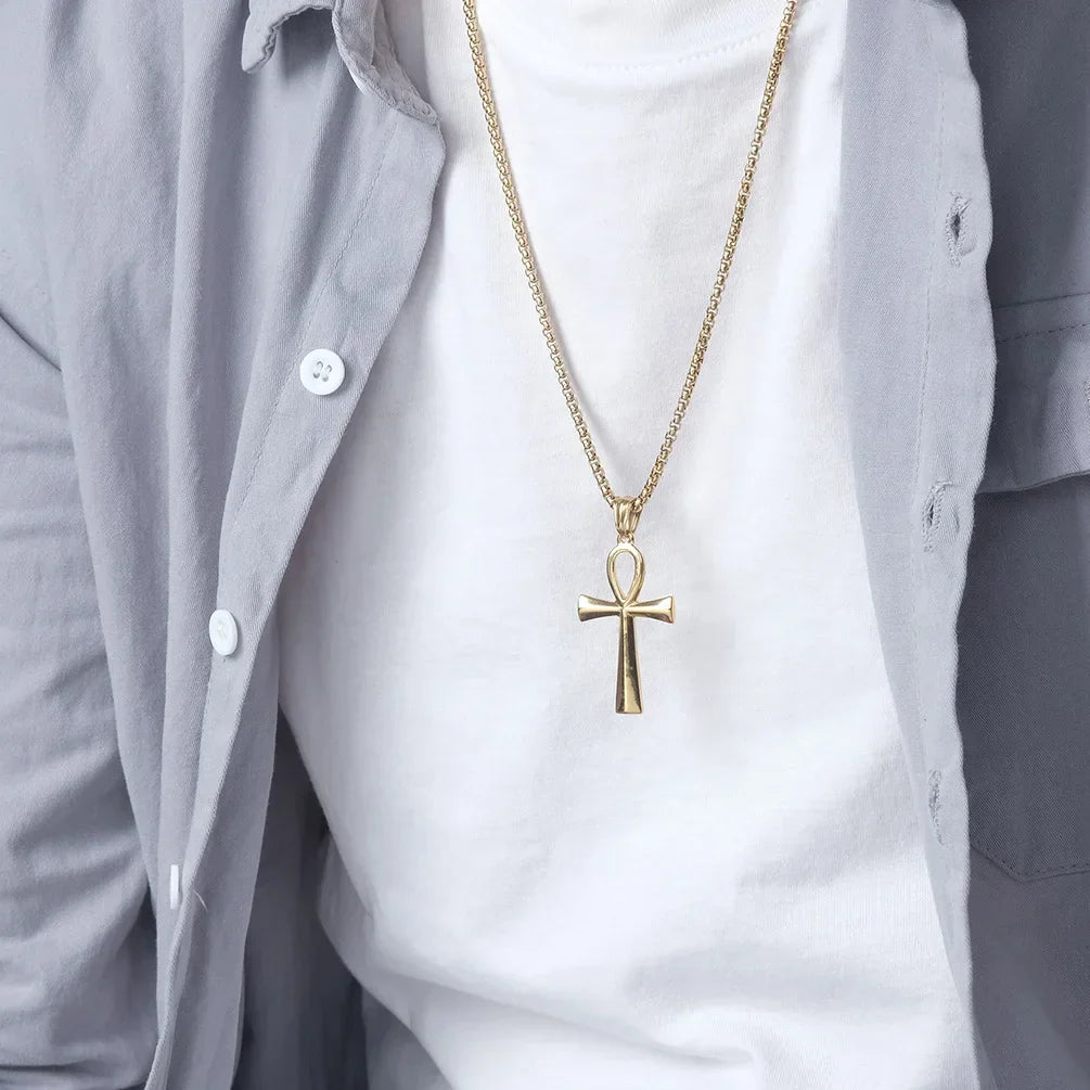 Collier Ankh homme