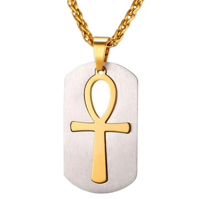 Collier Ankh Pendentif - 60 cm / Or