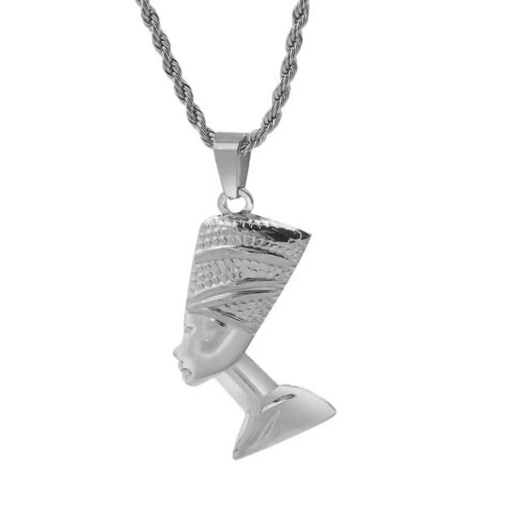 Collier Bijoux Nefertiti - 45-50cm / Argent