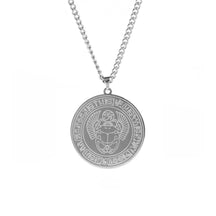 Collier Bijoux Scarabée Égyptien Antique - 60cm / Argent