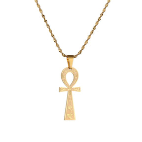 Collier Croix Ancienne Pendentif