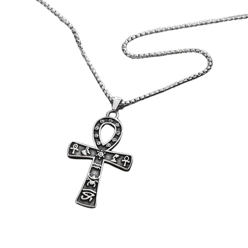 Collier Croix Ankh Collier - 60cm / Argent