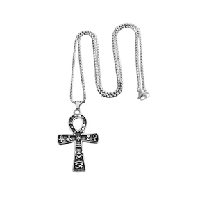 Collier Croix Ankh Collier - 60cm / Argent