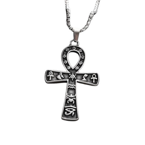 Collier Croix Ankh Collier - 60cm / Argent