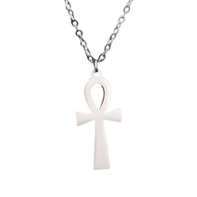 Collier Croix Ankh Pendentif