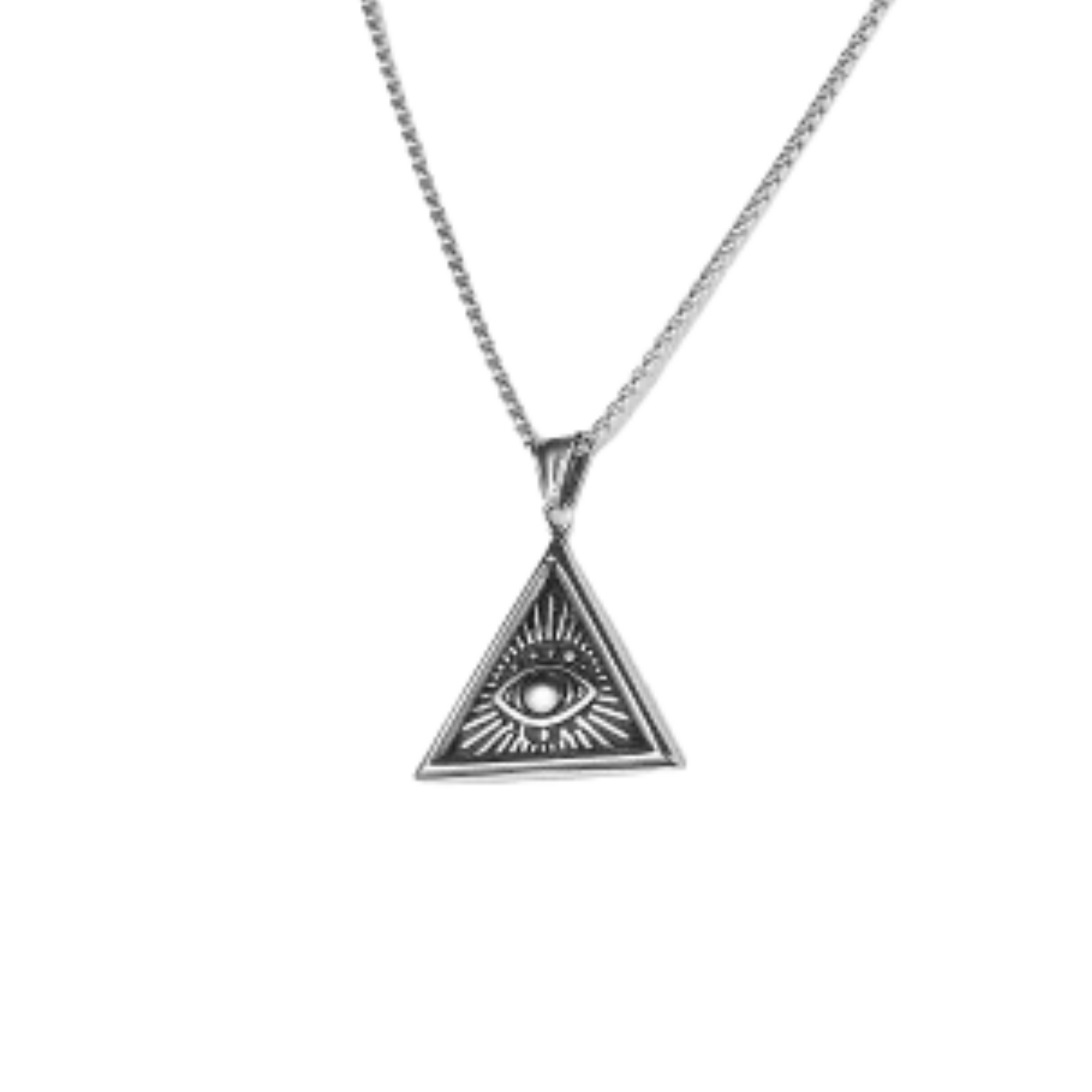 Collier Egyptien Pharaon - 60cm / Argent