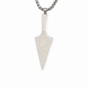 Collier Egyptien Pour Homme - 60cm / Argent