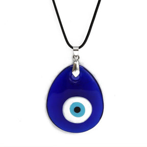 Collier Oeil Bleu - 30x35mm / Bleu