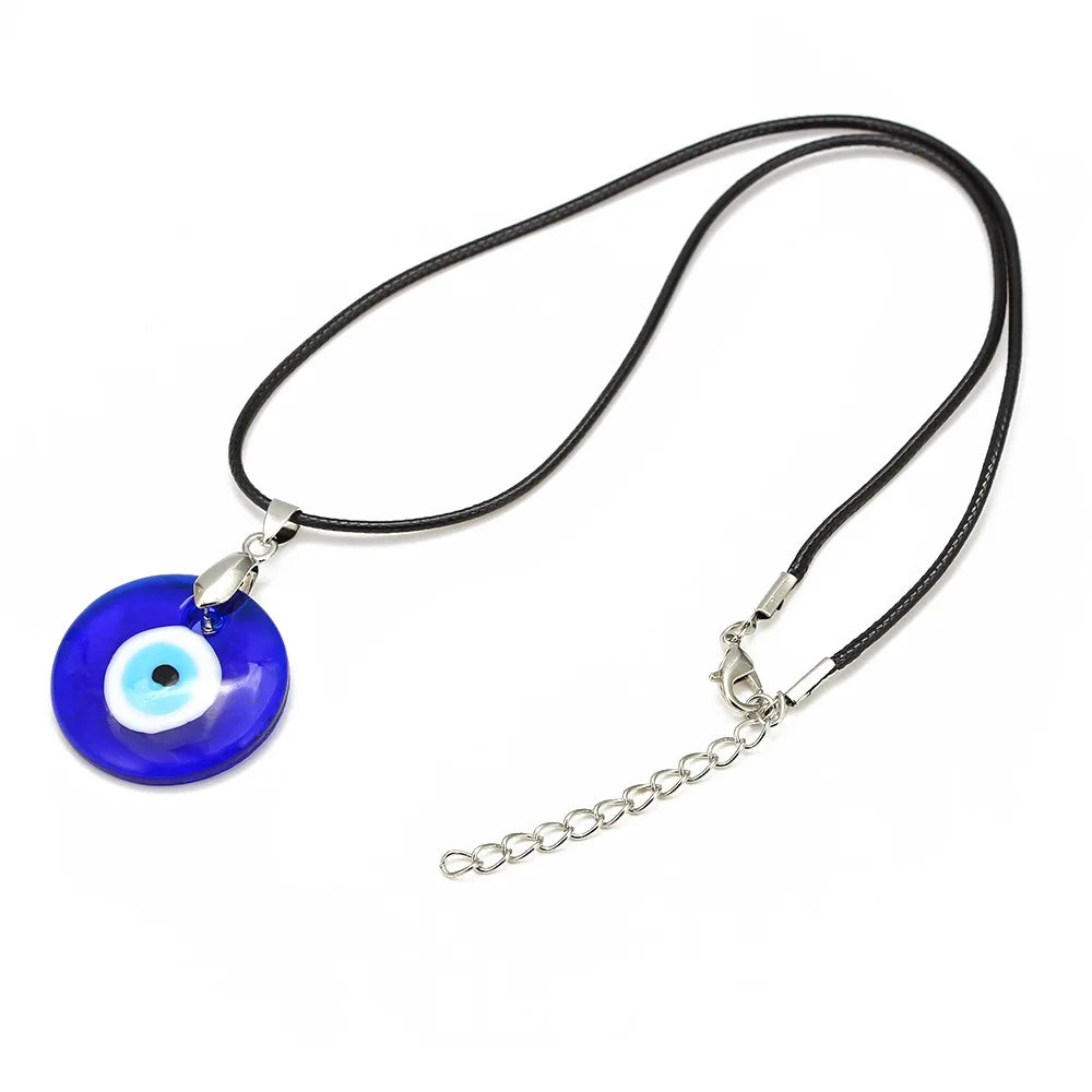 Collier Oeil Bleu - 35mm / Bleu