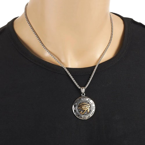 Collier Oeil Horus Pendentif