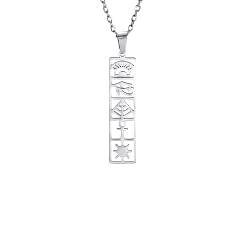 Collier Pendentif Cartouche Egyptien