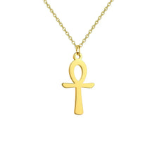 Collier Pendentif Croix Ankh Homme - 45-50cm / Or
