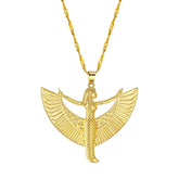 Collier Pendentif Déesse Isis Egypte - 45-50cm / Or