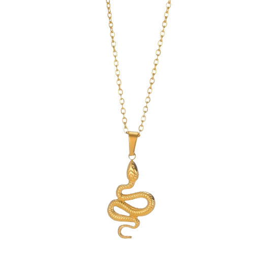 Collier Serpent Homme Or - 38 à 45cm / Or