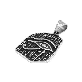 Pendentif Cartouche Oeil D’Horus - Unique / Argent