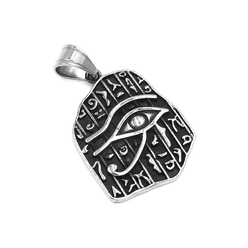 Pendentif Cartouche Oeil D’Horus - Unique / Argent