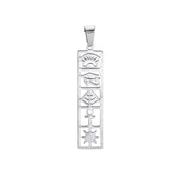 Pendentif Ecriture Egyptienne - 8x34mm / Argent