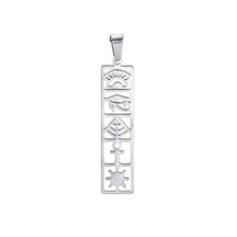 Pendentif Ecriture Egyptienne - 8x34mm / Argent