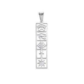 Pendentif Ecriture Egyptienne - 8x34mm / Argent