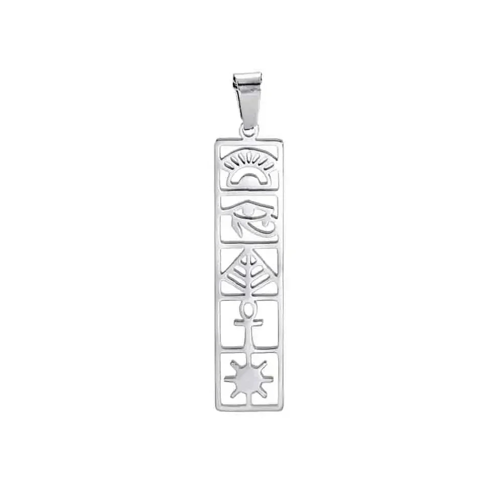 Pendentif Egypte - 8x34mm / Argent