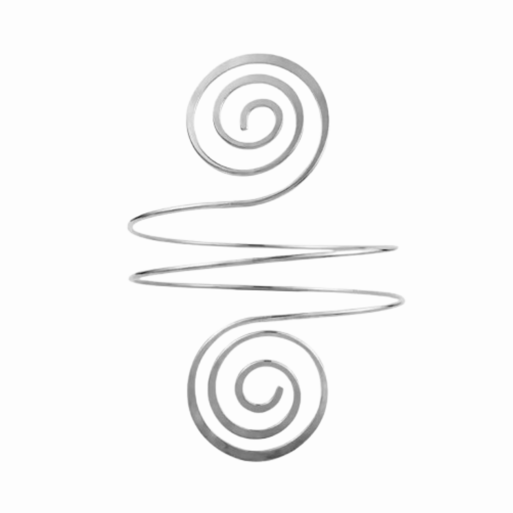 Tour De Bras Spirale - 8cm / Argent