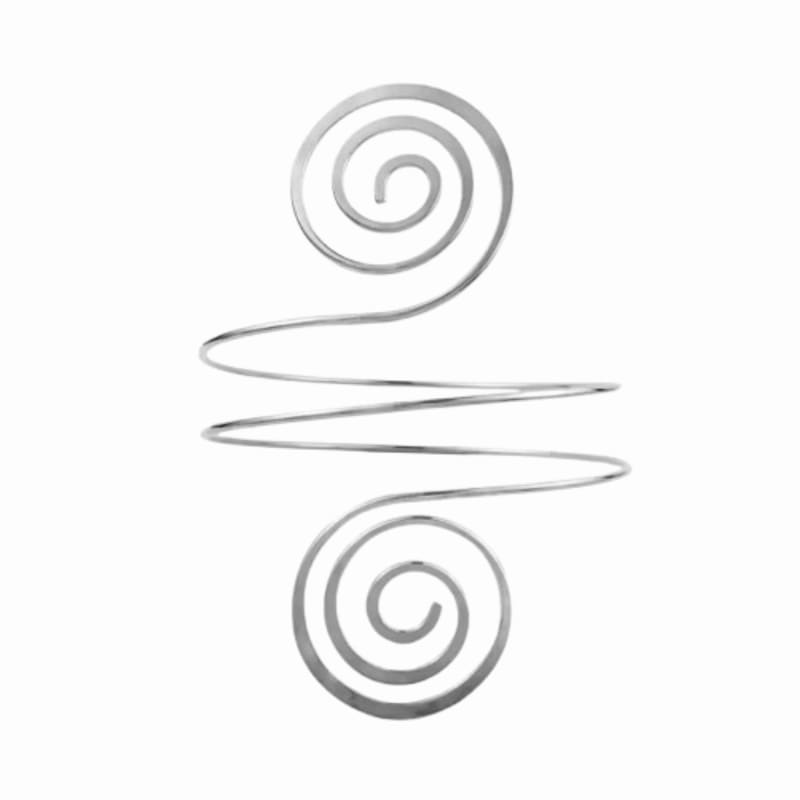 Tour De Bras Spirale - 8cm / Argent