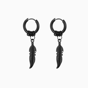 Boucle d’Oreille Iris - Noir